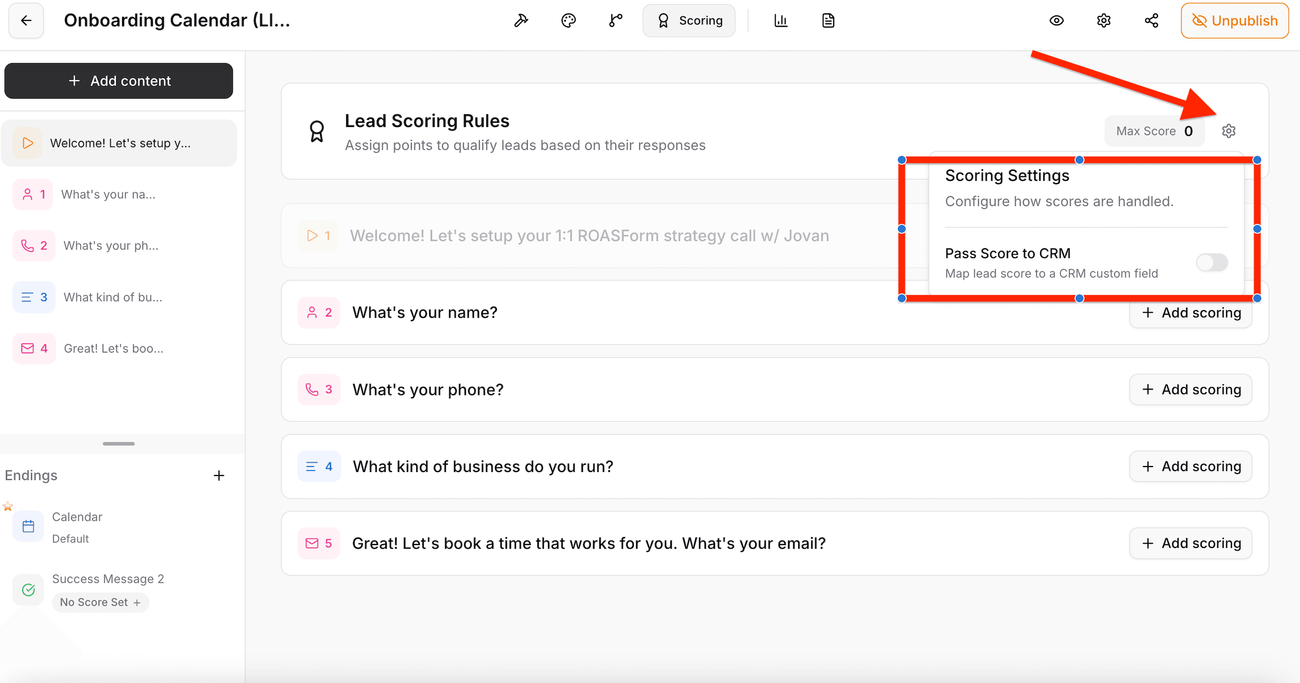 NEW: Push Lead Scores to GHL!